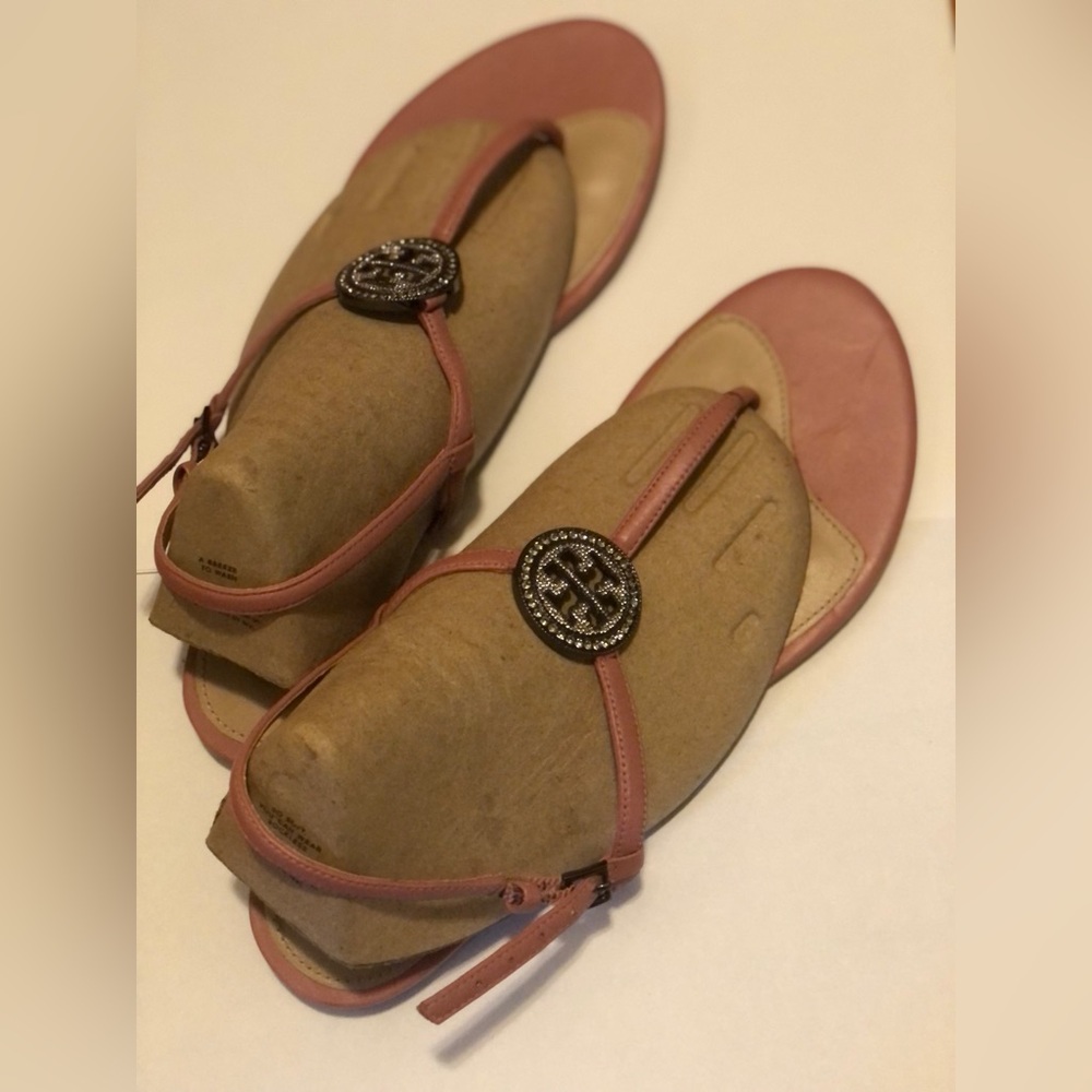 Tory Burch Pink Leather Sandals